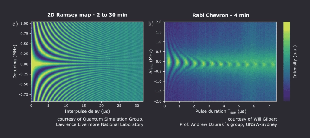 2D Ramsey and Rabi Chevron